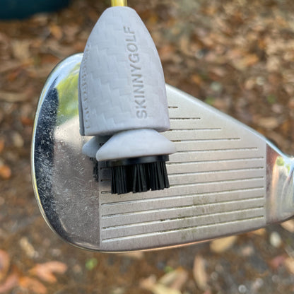 Skinny Golf | Pocket Caddie Club Face | Groove Cleaning Brush